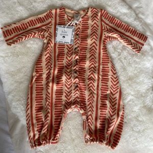 Kate Quinn LS Henley Bubble Jumper in Boho Stripe